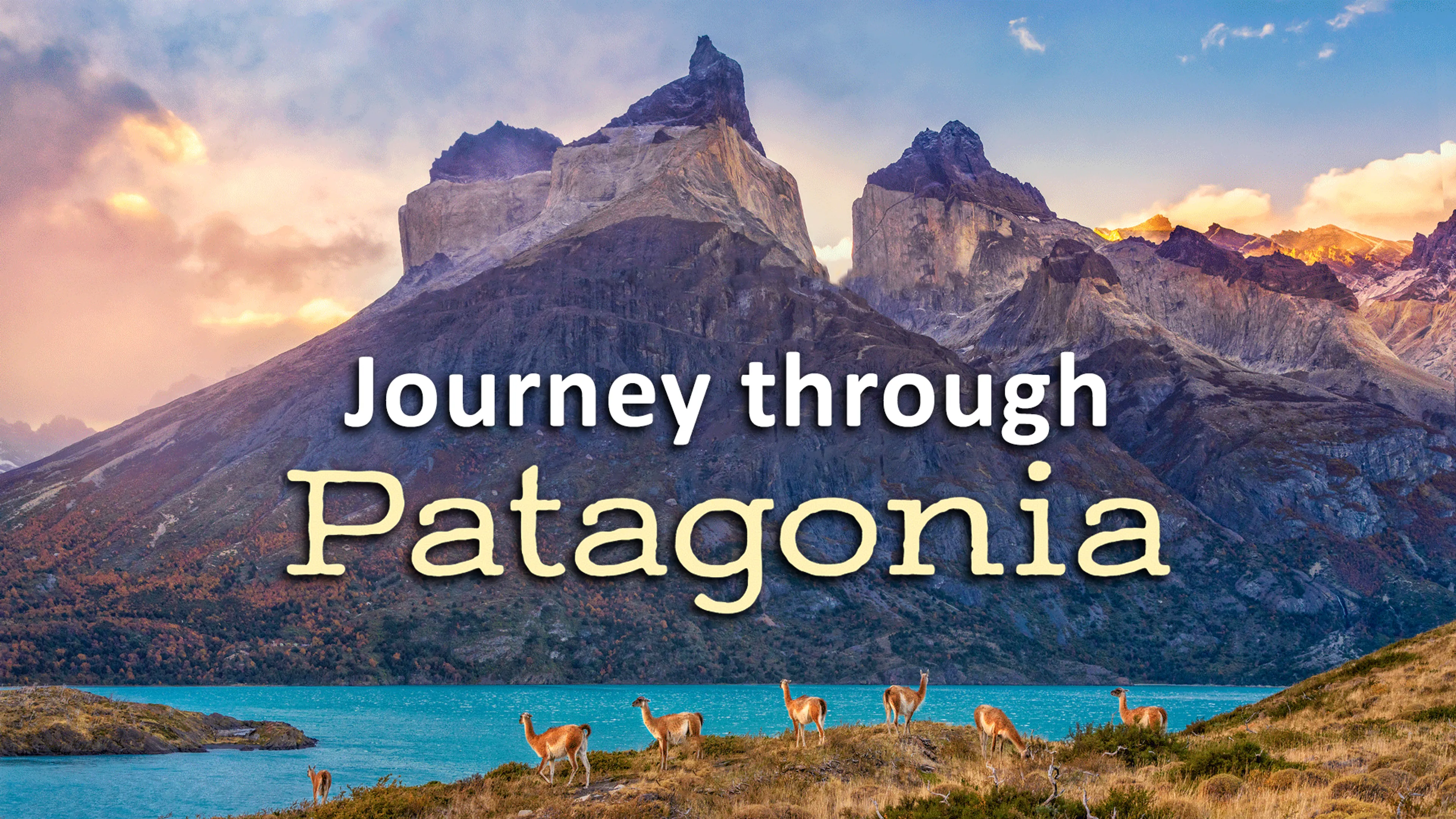 Journey through Patagonia poster